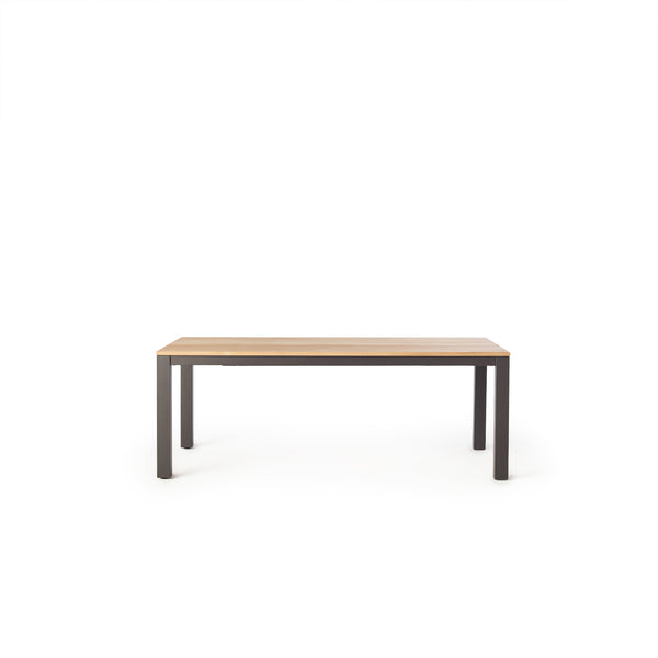 Merced 83"-122" Extension Dining Table in Charcoal