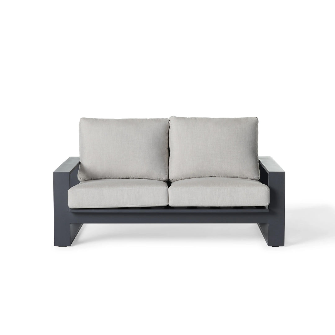 Nicasio Sofa in Charcoal Aluminum | Terra Outdoor Living
