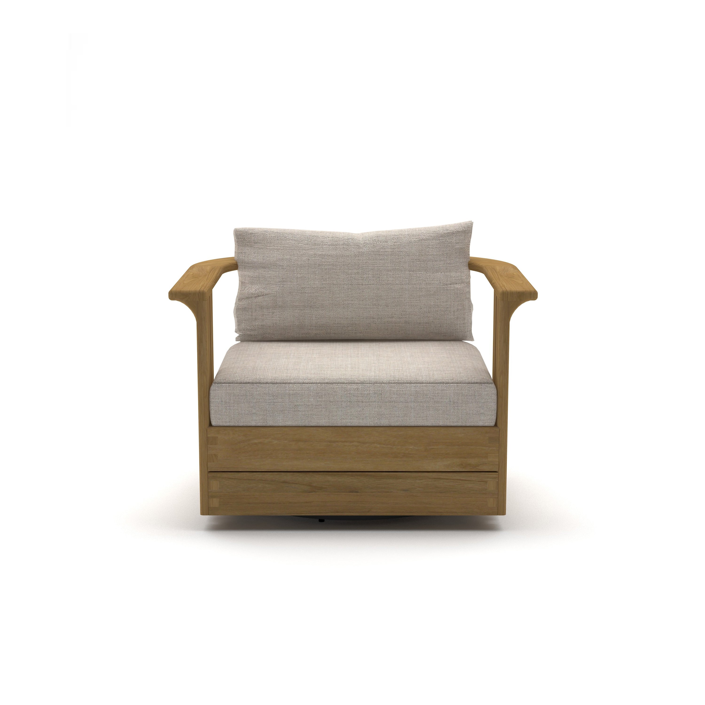 Ojai Swivel Lounge Chair in Teak