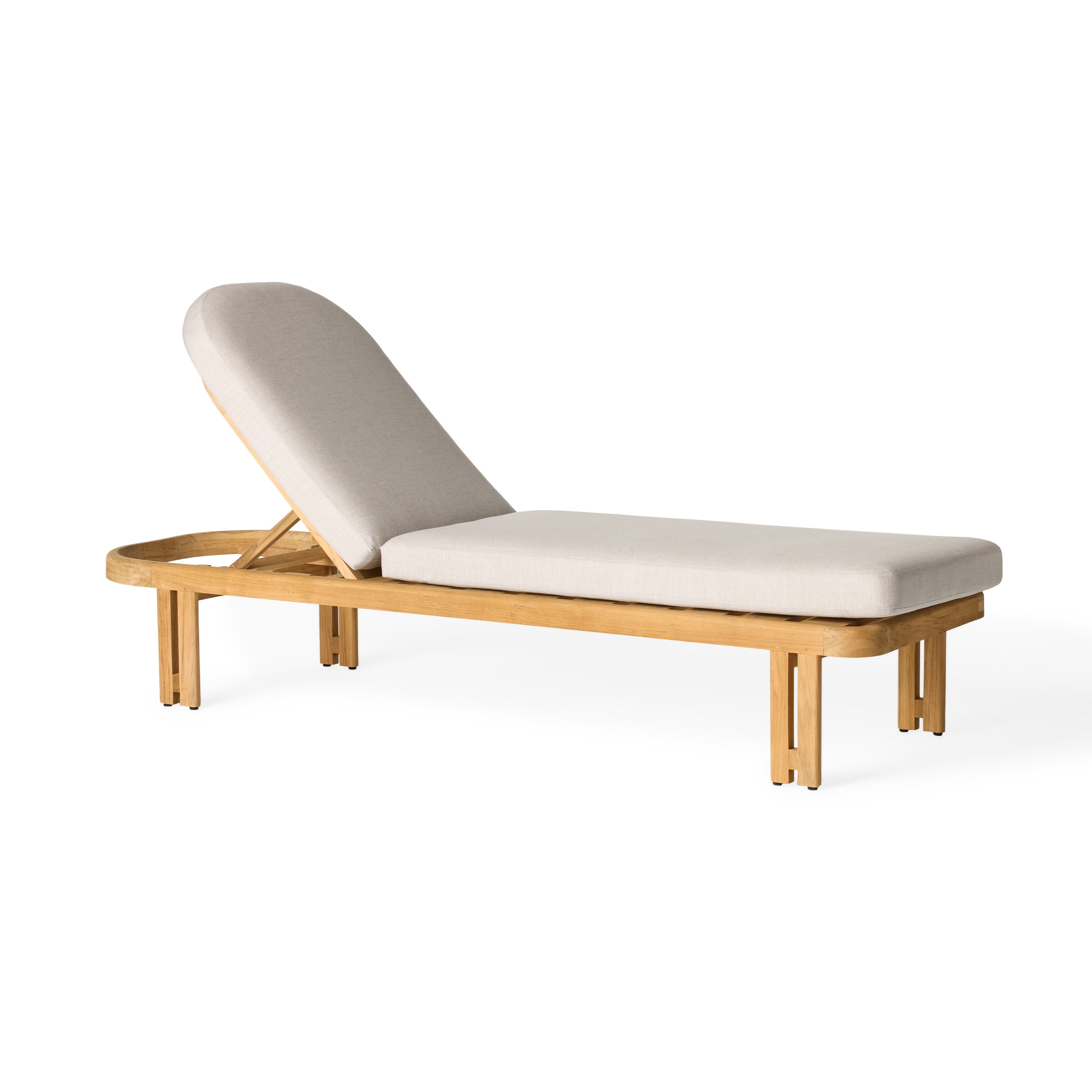 Ojai Chaise Lounge in Teak