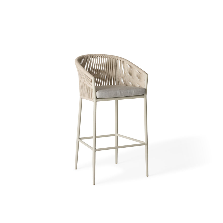 Olema Counter Chair in Dune Aluminum
