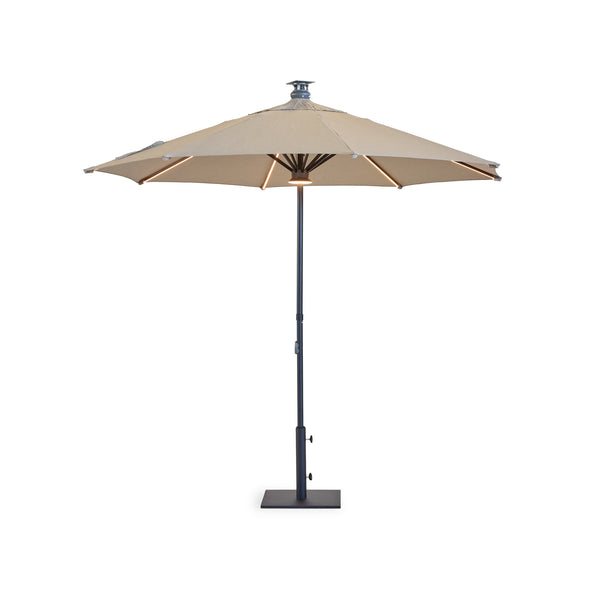 google patio umbrellas Patioslife Aegis 10ft Round Cantilever Umbrella with solar LED l – US-Patioslife Relax under refreshing shade with the Galtech International 736 9 Auto Best Selection Tilt Patio Umbrellas