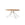 Portola Dining Table in White with Teak