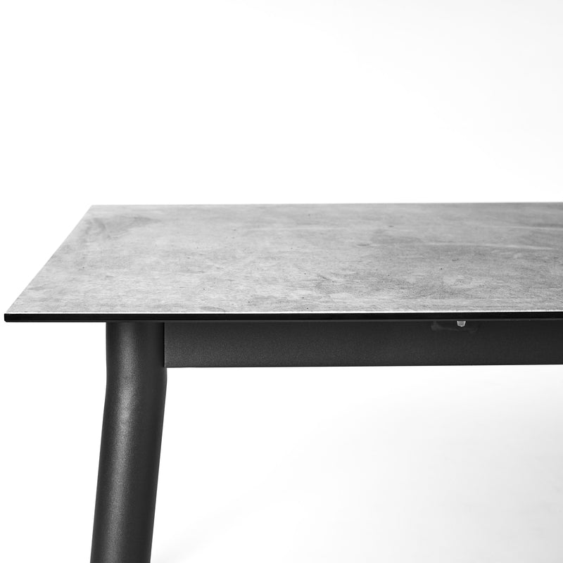 Presidio 87" Dining Table in Charcoal