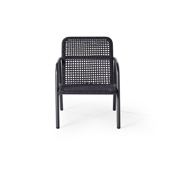 Presidio Lounge Chair in Charcoal