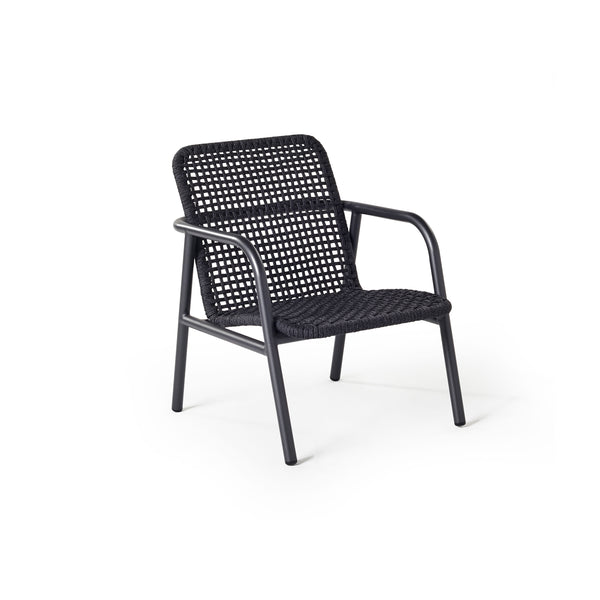 Presidio Lounge Chair in Charcoal