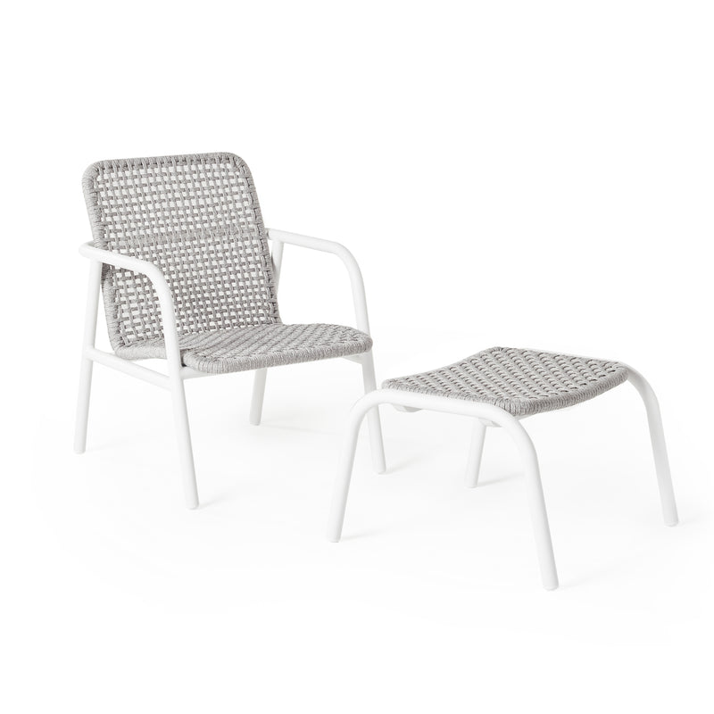 Presidio Lounge Chair in White