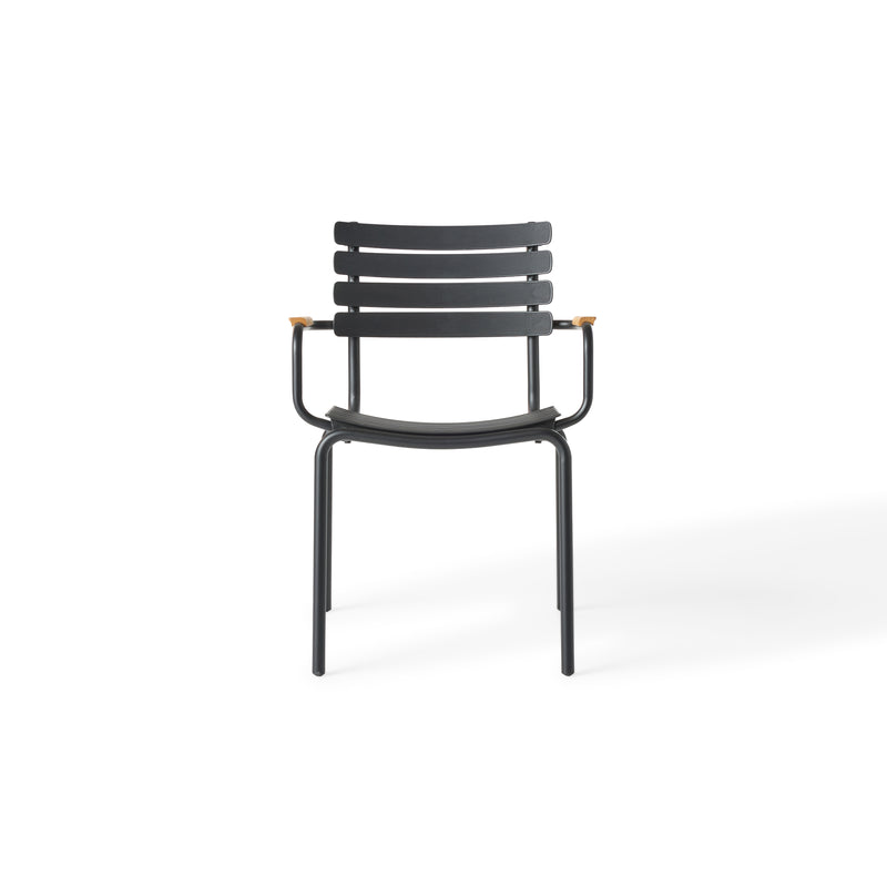 ReClips Dining Arm Chair - Black / Bamboo