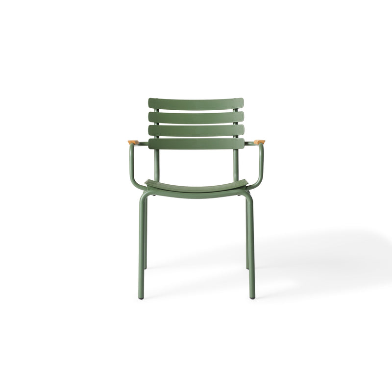 ReClips Dining Arm Chair - Olive / Bamboo
