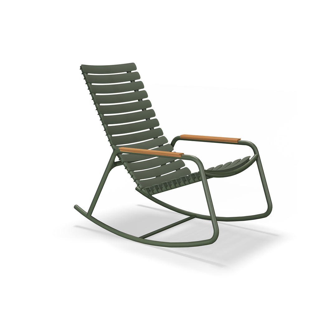 ReClips Rocking Chair - Olive / Bamboo | Terra Outdoor Living