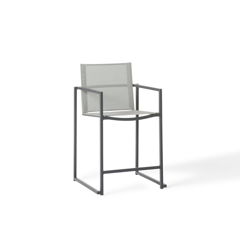 Santa Monica Counter Chair in Charcoal