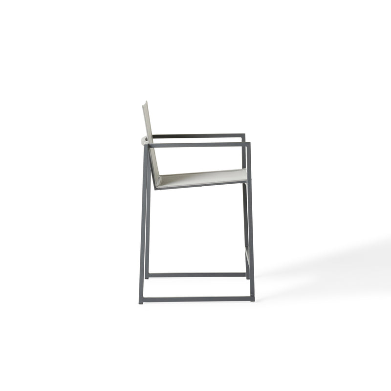 Santa Monica Counter Chair in Charcoal