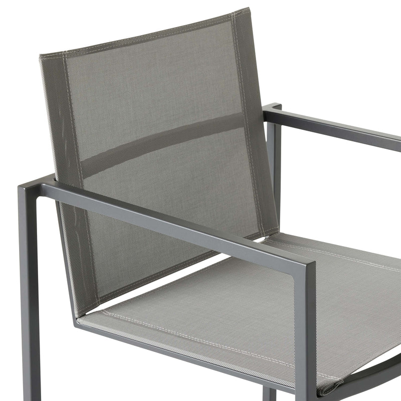 Santa Monica Counter Chair in Charcoal