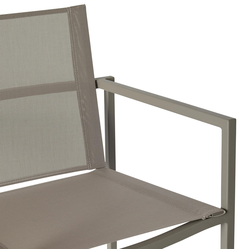 Santa Monica Bar Chair in Quartz Grey