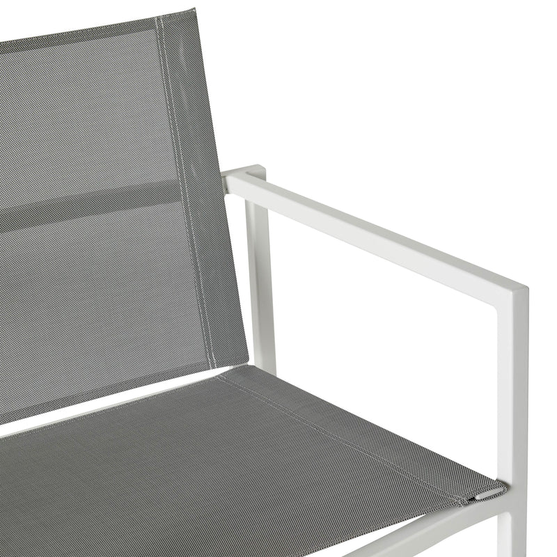 Santa Monica Bar Chair in White