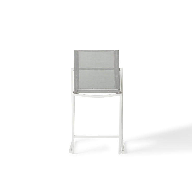 Santa Monica Armless Counter Chair in White