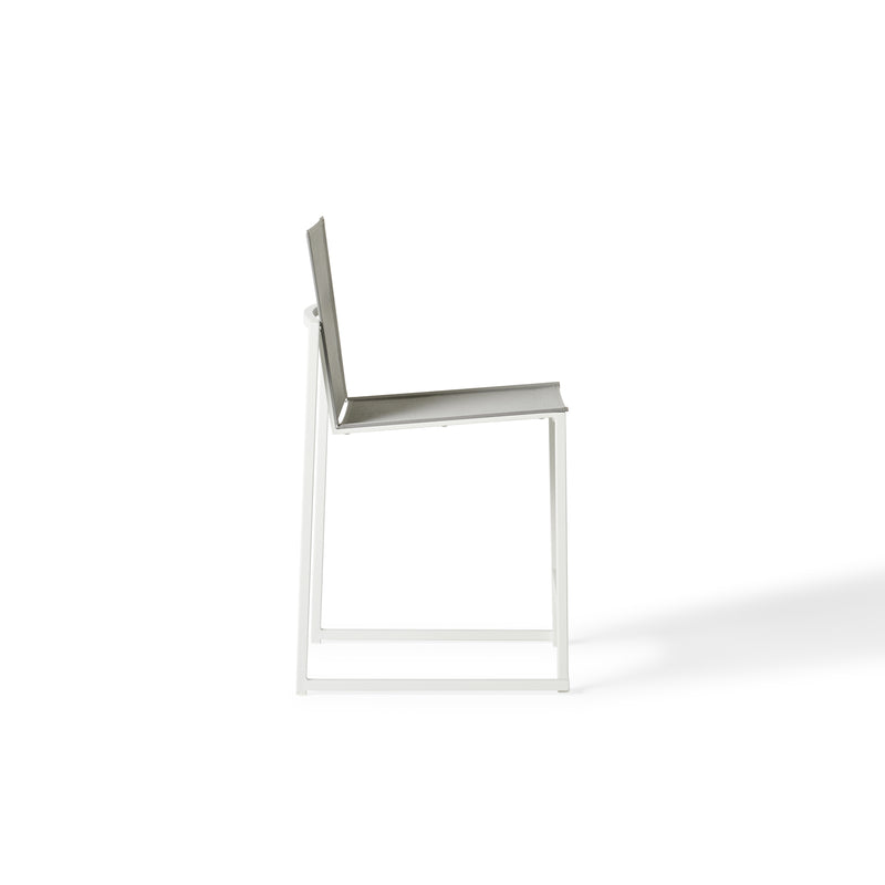 Santa Monica Armless Counter Chair in White