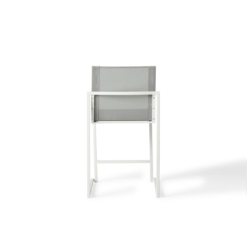 Santa Monica Armless Counter Chair in White