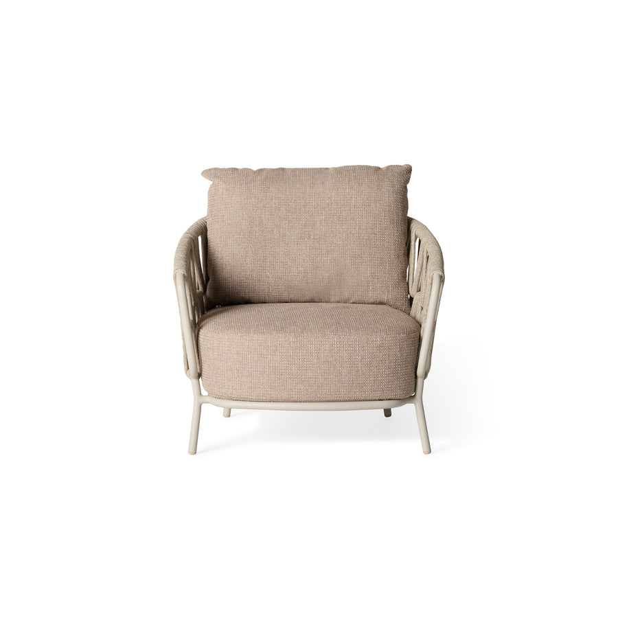Silverado Lounge Chair in Dune Aluminum