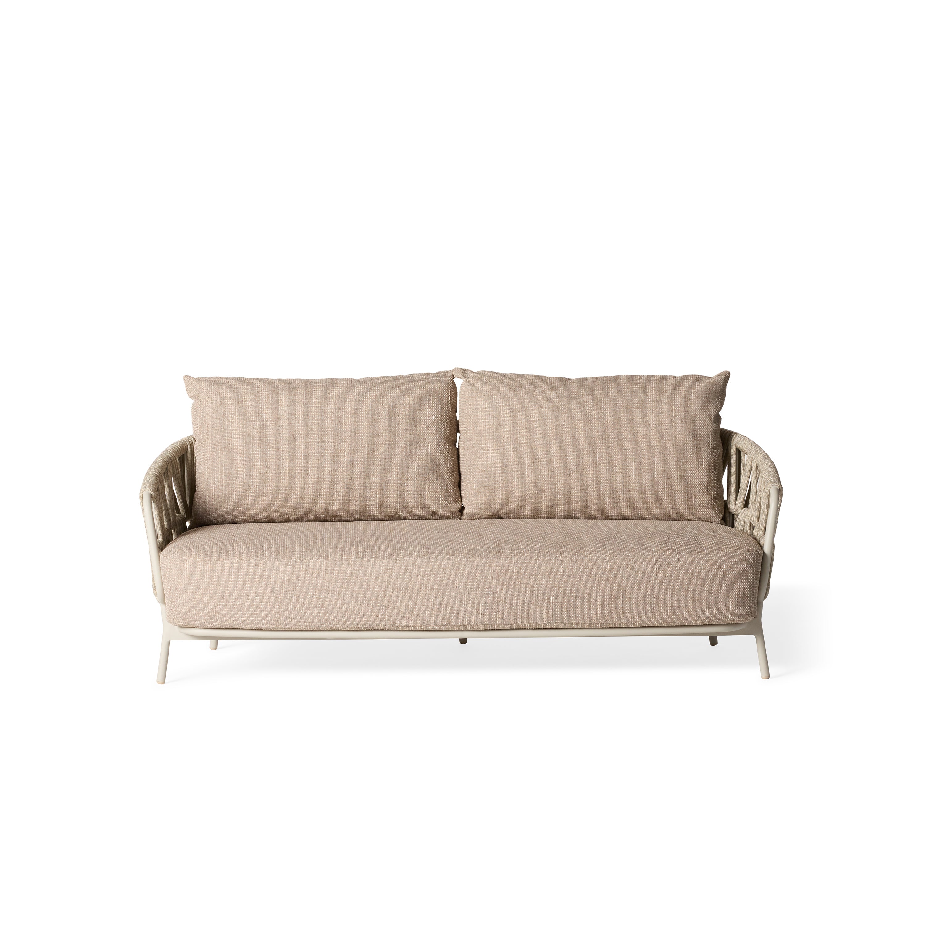 Silverado Loveseat in Dune Aluminum