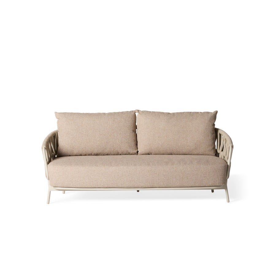 Silverado Loveseat in Dune Aluminum