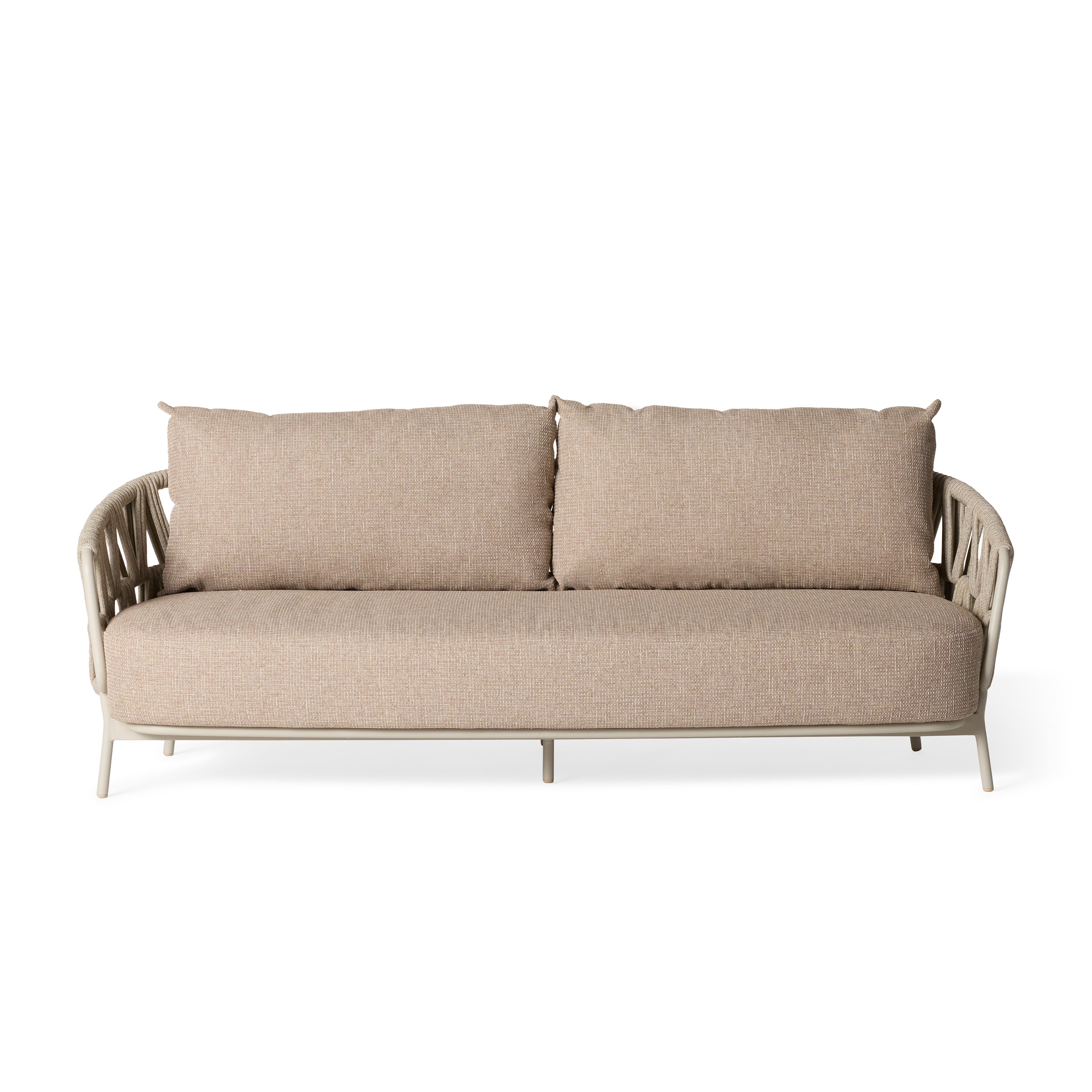 Silverado Sofa in Dune Aluminum
