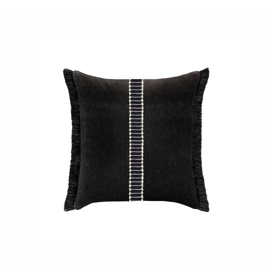 Splendor Charcoal Toss Pillow