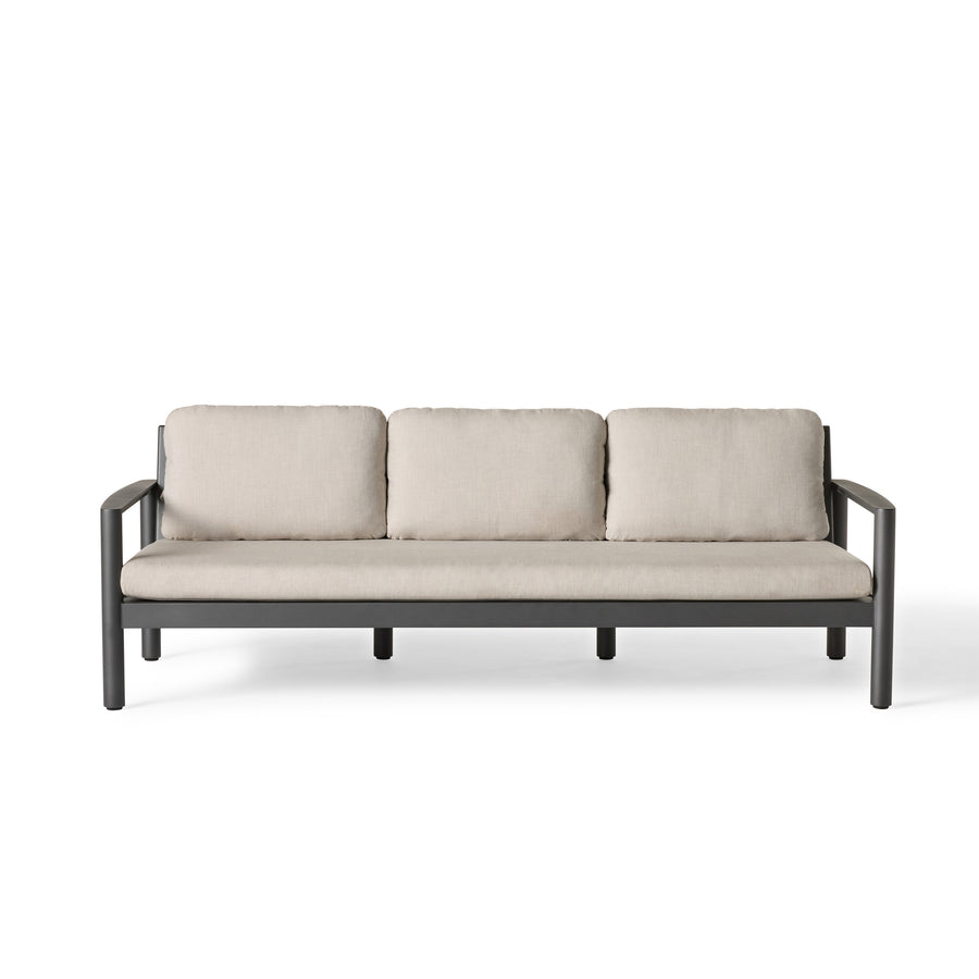 Stinson Sofa in Charcoal Aluminum