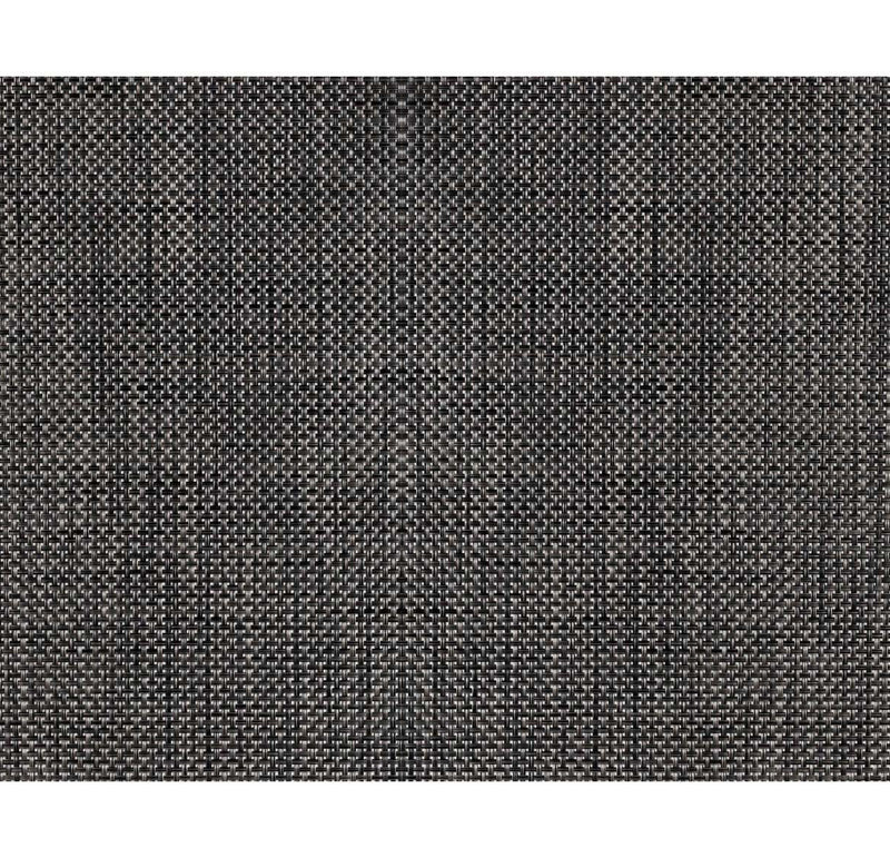 Basketweave Rectangular Placemat in Carbon