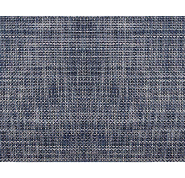 Basketweave Rectangular Placemat in Denim