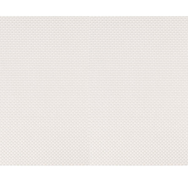Basketweave Rectangular Placemat in White