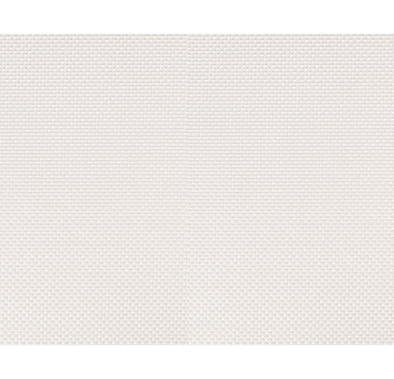 Basketweave Rectangular Placemat in White