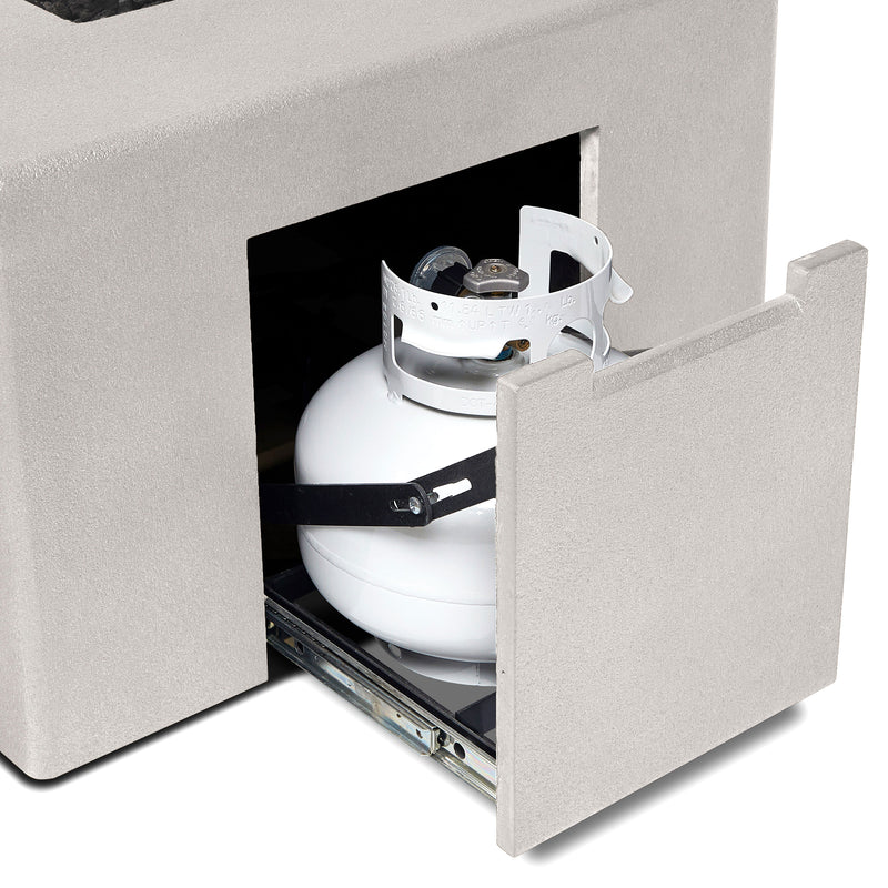 Tahoe Square Fire Table (Propane) - Flint