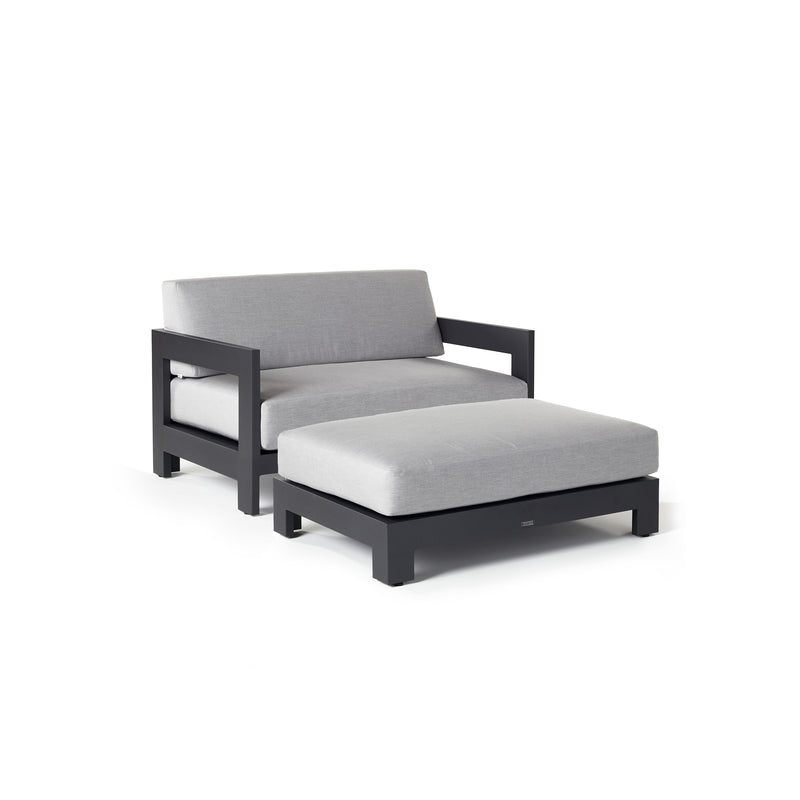 Tiburon Daybed Set in Charcoal
