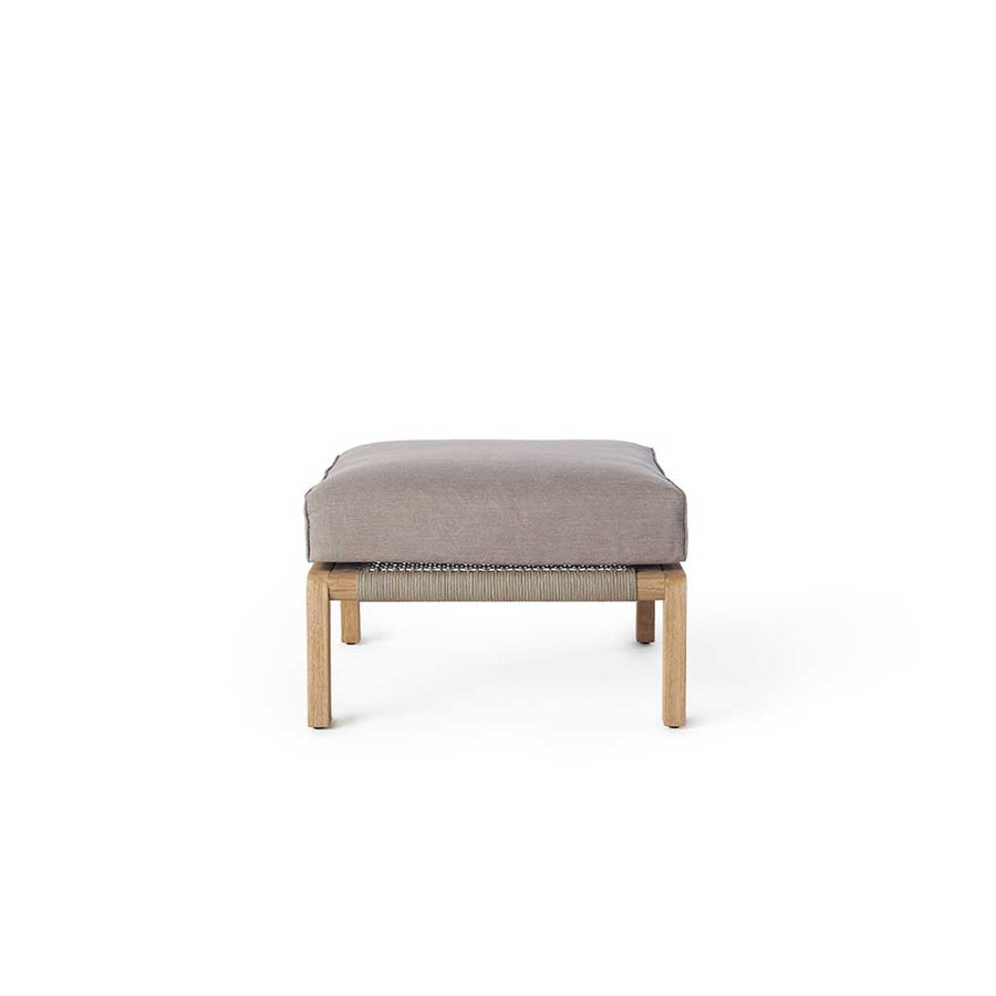 Monte Rio Ottoman in Weathered Teak