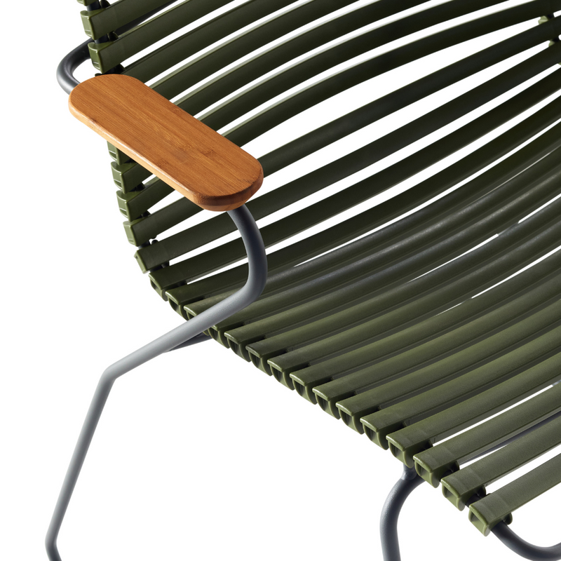 Click Dining Arm Chair in Olive