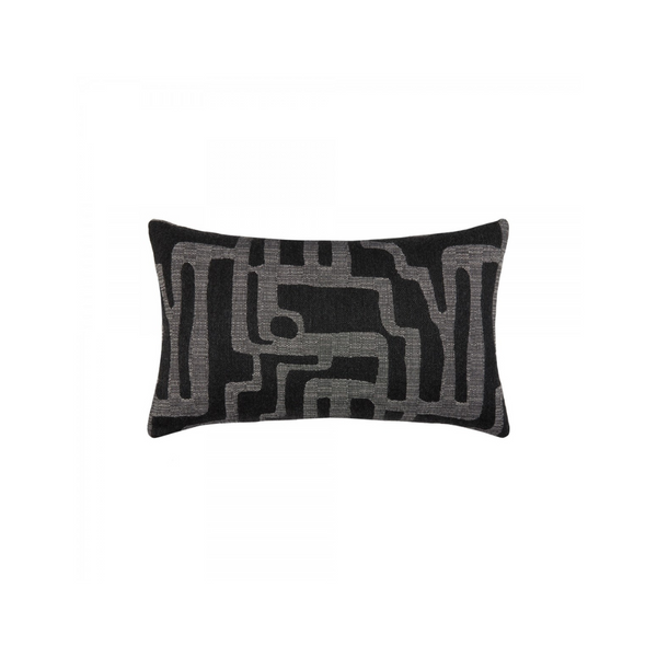 Noble Charcoal Lumbar Pillow