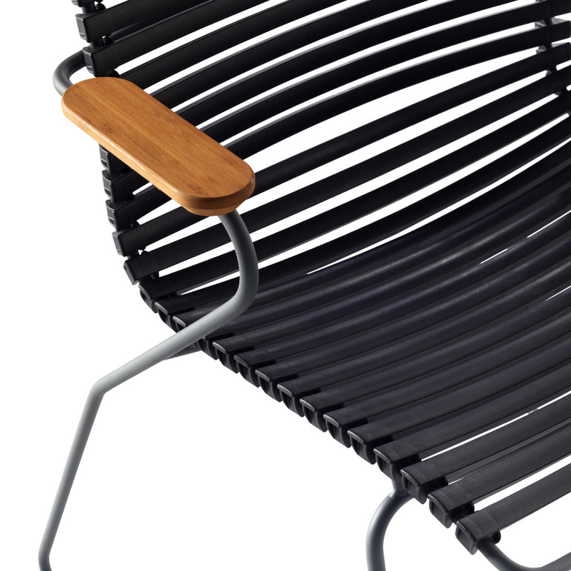 Click Dining Arm Chair in Black