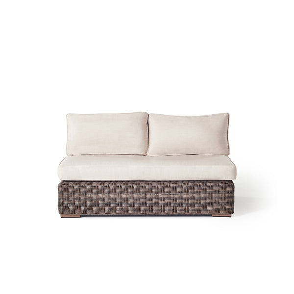 Sausalito Sectional Double Armless Loveseat in Terra