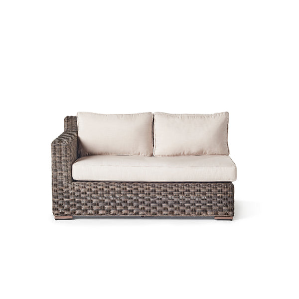 Sausalito Sectional Right-Arm Loveseat in Terra Wicker