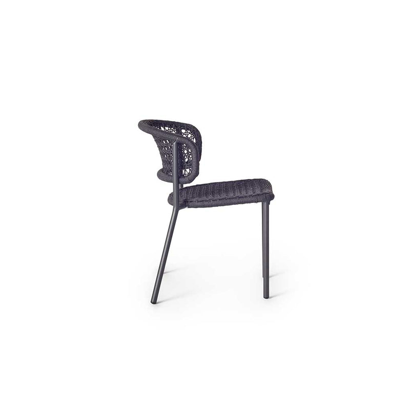 Mariposa Dining Chair with Charcoal Rope