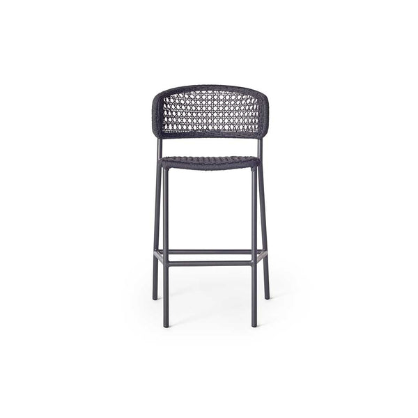 Mariposa Bar Chair with Charcoal Rope