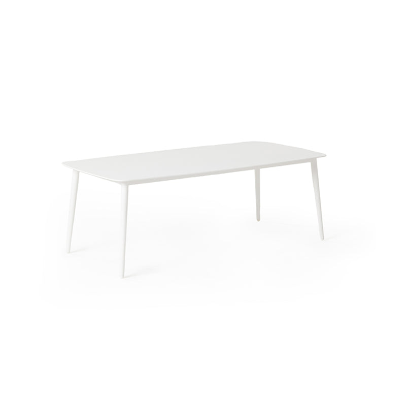 Olema Coffee Table in White Aluminum