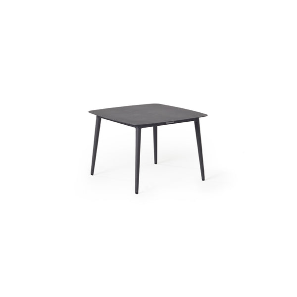 Olema Side Table in Charcoal Aluminum