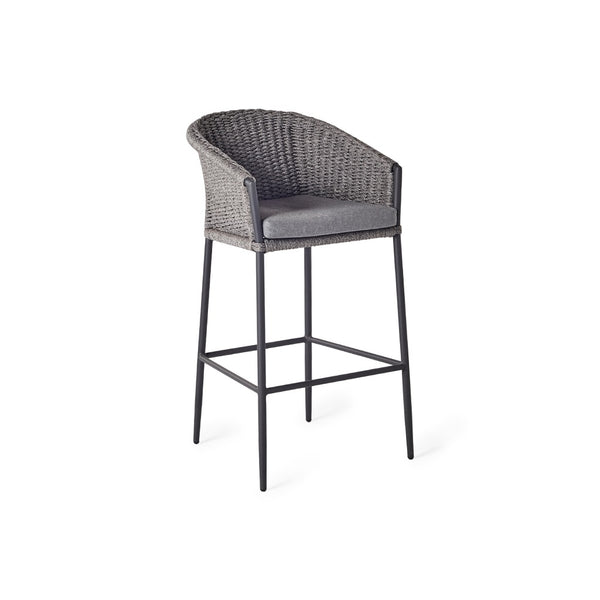 Fortuna Bar Chair in Charcoal All-Weather Rope