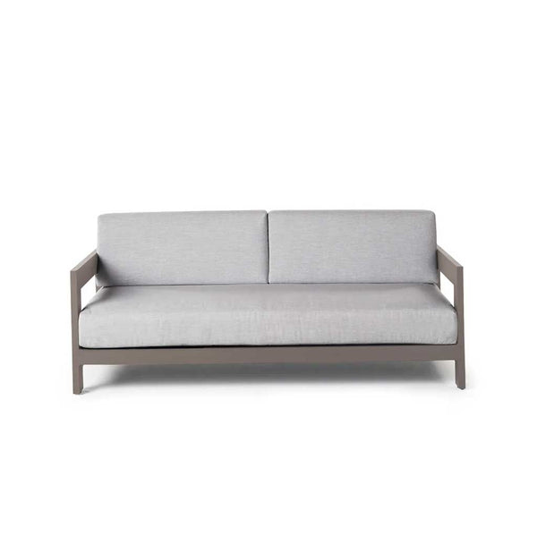 Tiburon Sofa in Quartz Grey Aluminum