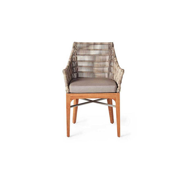 Madera Dining Chair in Teak and All-Weather Wicker