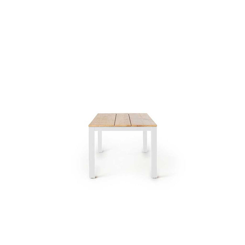 Merced 83"-122" Extension Dining Table in White