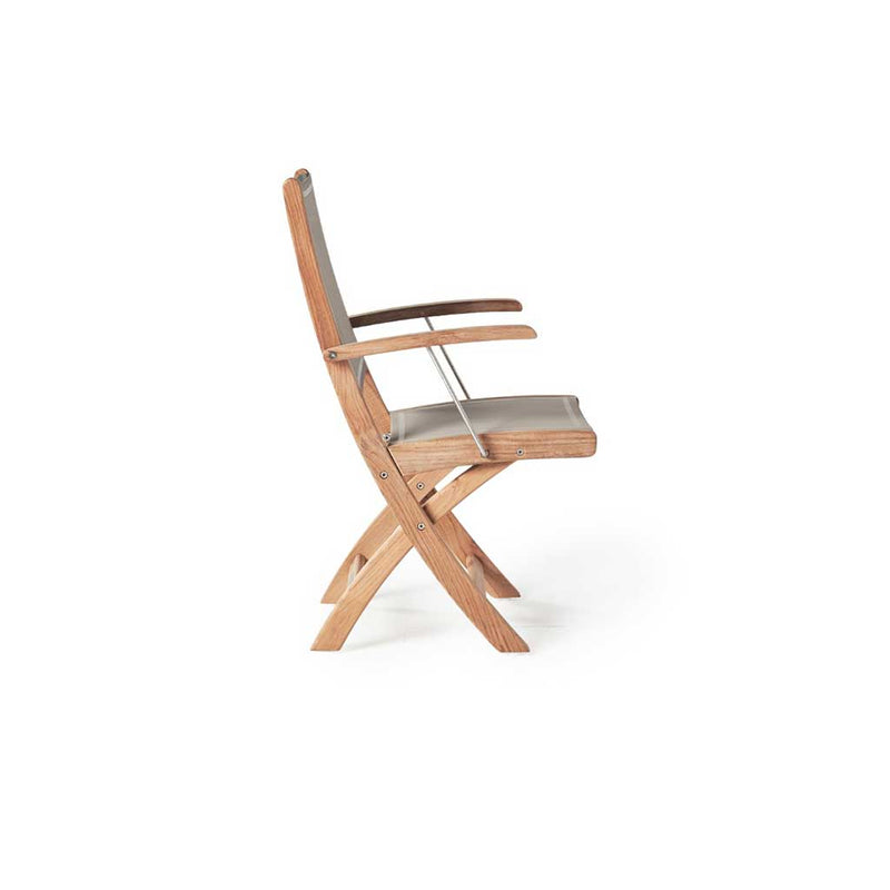 Mendocino Folding Dining Arm Chair