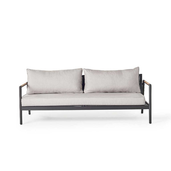Pasadena Sofa in Charcoal Aluminum